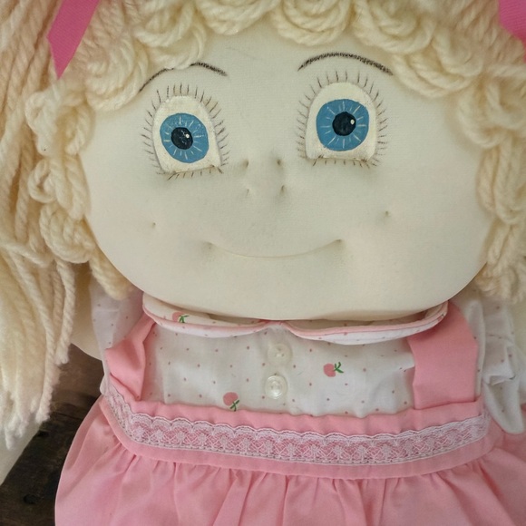 Vintage Large Hand Painted Handmade Adorable Doll Soft Fabric Doll - Picture 1 of 17
